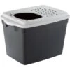 Ferplast "Jumpy" With Top Entrance Cat Litter Box, Black, Large -Cat Pet Supplies 703926 MAIN. AC SS1800 V1668447247