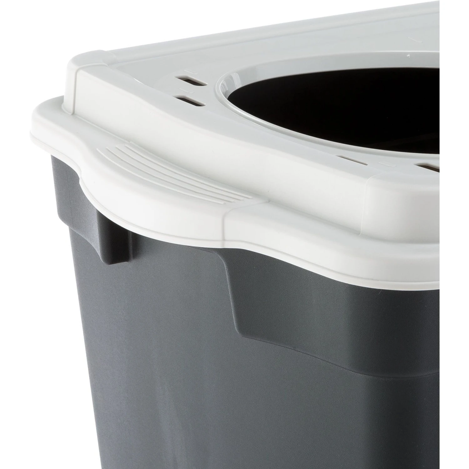 Ferplast "Jumpy" With Top Entrance Cat Litter Box, Black, Large 6 Ferplast "Jumpy" With Top Entrance Cat Litter Box, Black, Large - Image 4