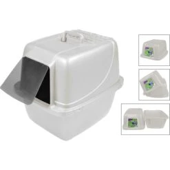 Van Ness Enclosed Cat Litter Pan -Cat Pet Supplies 70449 PT2. AC SS1800 V1537472533