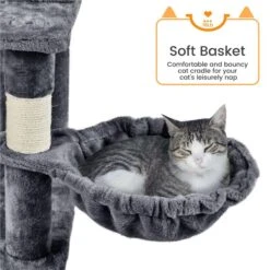 Yaheetech 69-in 4-Level Plush Cat Tree -Cat Pet Supplies 705134 PT5. AC SS1800 V1686153686