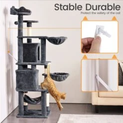 Yaheetech 69-in 4-Level Plush Cat Tree -Cat Pet Supplies 705134 PT8. AC SS1800 V1686153899