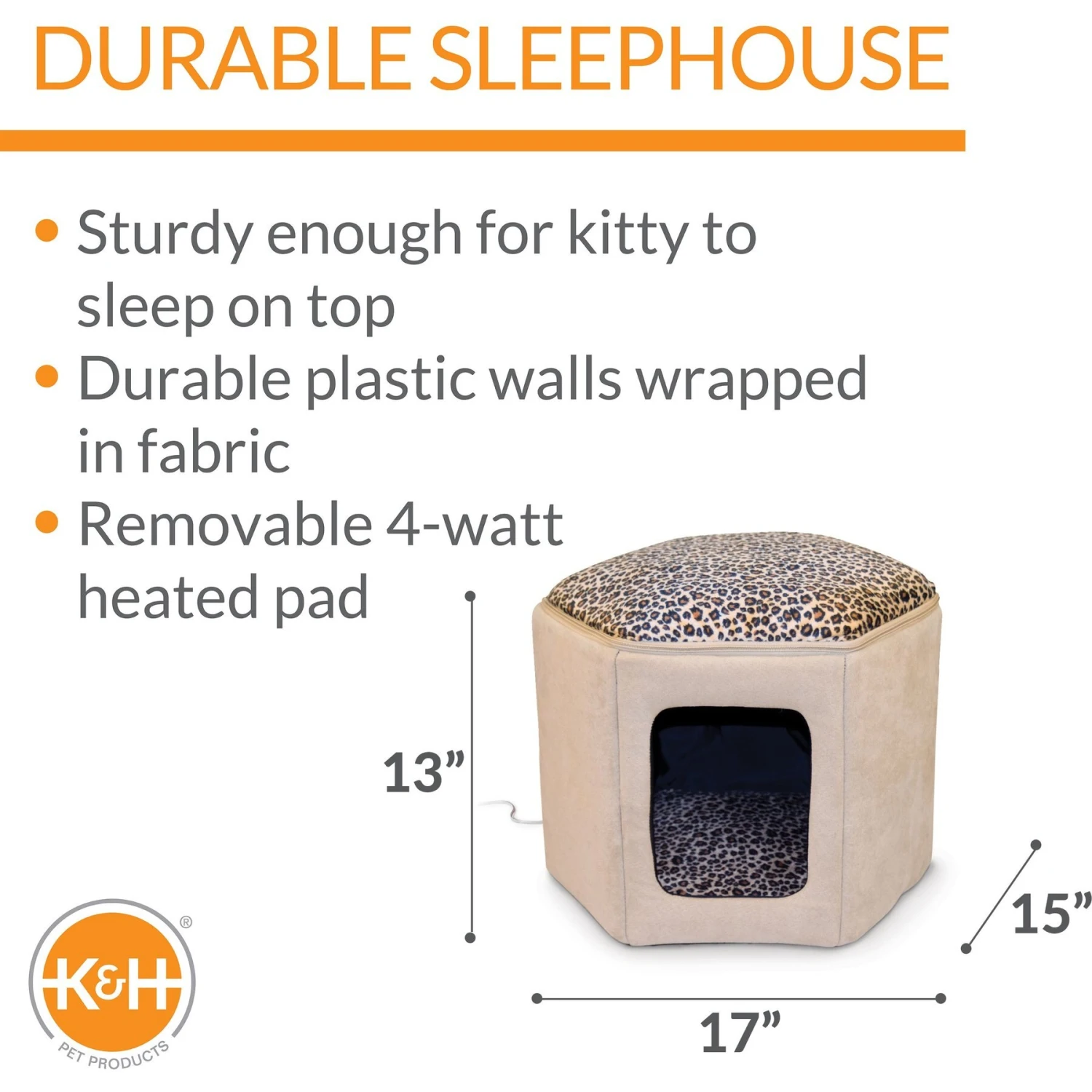 K&H Pet Products Heated Kitty Sleephouse 4 K&H Pet Products Heated Kitty Sleephouse - Image 2