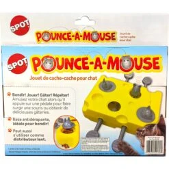 Ethical Pet Pounce A Mouse Treat Dispensing Cat Toy, Yellow -Cat Pet Supplies 736558 PT3. AC SS1800 V1683657547