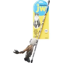 JW Pet Cataction Ball With Wand Cat Toy -Cat Pet Supplies 73759 PT2. AC SS1800 V1525719219