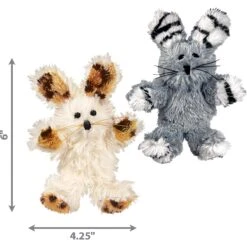 KONG Softies Fuzzy Bunny Cat Toy, Color Varies -Cat Pet Supplies 73763 PT2. AC SS1800 V1603134380