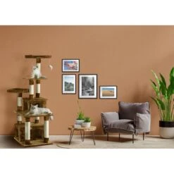 Go Pet Club 67-in Faux Fur Cat Tree & Condo -Cat Pet Supplies 74018 PT3. AC SS1800 V1702056762