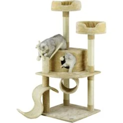 Go Pet Club 55-in Slide Cat Tree -Cat Pet Supplies 74037 PT4. AC SS1800 V1510350696