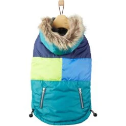 Frisco Heavy Weight Urban City Colorblock Dog & Cat Parka With Sherpa Lining -Cat Pet Supplies 742262 PT3. AC SS1800 V1693234040