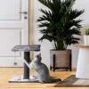 Cat Craft 2 Tier Plush Pedestal Cat Scratching Post & Platform Lounge With Hanging Cat Toy, Grey 2 Cat Craft 2 Tier Plush Pedestal Cat Scratching Post & Platform Lounge With Hanging Cat Toy, Grey -Cat Pet Supplies 744686 MAIN. AC SS1800 V1689975312
