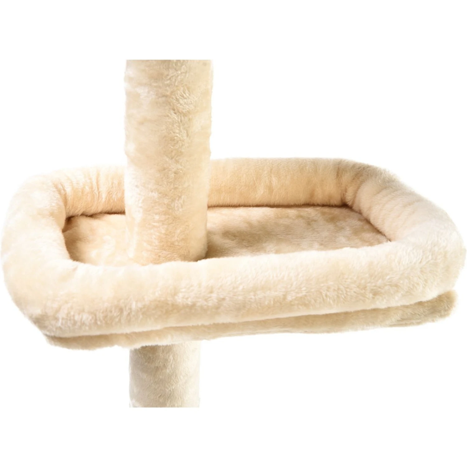 Cat Craft 4-Level Adjustable Climbing & Perch Cat Tree With Bolstered Cat Bed, Cream, X-Large 7 Cat Craft 4-Level Adjustable Climbing & Perch Cat Tree With Bolstered Cat Bed, Cream, X-Large - Image 5
