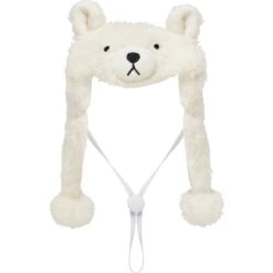 Frisco Plush Polar Bear Dog & Cat Hat -Cat Pet Supplies 745614 PT3. AC SS1800 V1694801956