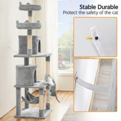 Yaheetech 70.5-inch Multi Level Sisal Cat Tree -Cat Pet Supplies 746934 PT7. AC SS1800 V1671647326