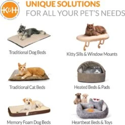 K&H Pet Products Self-Warming Cat Sack Covered Bag Warming Cat Bed, Leopard 15 K&H Pet Products Self-Warming Cat Sack Covered Bag Warming Cat Bed, Leopard -Cat Pet Supplies 75116 PT7. AC SS1800 V1637623948