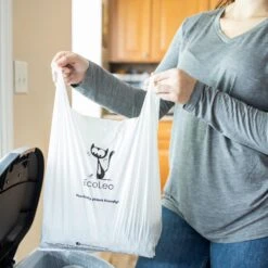 EcoLeo Compostabe Litter Scoop Cat Waste Bags -Cat Pet Supplies 751454 PT5. AC SS1800 V1674572860