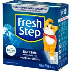 Fresh Step Extreme Odor Control Febreze Scented Clumping Clay Cat Litter -Cat Pet Supplies 75561 PT7. AC SS1800 V1694459348