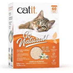 Catit Go Natural Pea Husk Clumping Cat Litter, Natural, 12.3-lb Bag