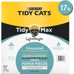 Tidy Max Lightweight Unscented Cat Litter, 17-lb Box -Cat Pet Supplies 756574 PT1. AC SS1800 V1699367749