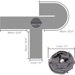 Ownpets U Shape Tunnel Cat Toy -Cat Pet Supplies 759110 PT6. AC SS1800 V1674512022