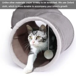 Ownpets S Shape Tunnel Cat Toy -Cat Pet Supplies 759126 PT2. AC SS1800 V1674512019