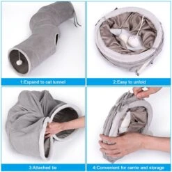 Ownpets S Shape Tunnel Cat Toy -Cat Pet Supplies 759126 PT5. AC SS1800 V1674512022