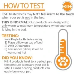 K&H Pet Products Heated Amazin' Kitty Pad -Cat Pet Supplies 78491 PT4. AC SS1800 V1683559123