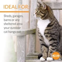 K&H Pet Products Thermo Mod Cat Shelter Weatherproof Outdoor Heated Cat House -Cat Pet Supplies 78552 PT5. AC SS1800 V1696516429