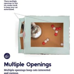 Catstages Kitty Cat Play Condo Ice Cream Truck Cat Toy, Mint 10 Catstages Kitty Cat Play Condo Ice Cream Truck Cat Toy, Mint -Cat Pet Supplies 786934 PT2. AC SS1800 V1682618067