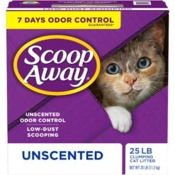 Scoop Away Unscented Clumping Clay Cat Litter -Cat Pet Supplies 80311 PT4. AC SS1800 V1694463482