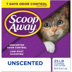 Scoop Away Unscented Clumping Clay Cat Litter -Cat Pet Supplies 80311 PT5. AC SS1800 V1694458885