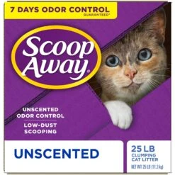 Scoop Away Unscented Clumping Clay Cat Litter -Cat Pet Supplies 80311 PT7. AC SS1800 V1586456849