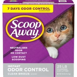 Scoop Away Clean Breeze Scented Clumping Clay Cat Litter 14 Scoop Away Clean Breeze Scented Clumping Clay Cat Litter -Cat Pet Supplies 80313 PT4. AC SS1800 V1694465214