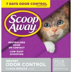 Scoop Away Clean Breeze Scented Clumping Clay Cat Litter 15 Scoop Away Clean Breeze Scented Clumping Clay Cat Litter -Cat Pet Supplies 80313 PT5. AC SS1800 V1694458830