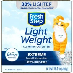 Fresh Step Lightweight Febreze Scented Clumping Clay Cat Litter 18 Fresh Step Lightweight Febreze Scented Clumping Clay Cat Litter -Cat Pet Supplies 80336 PT7. AC SS1800 V1694457272