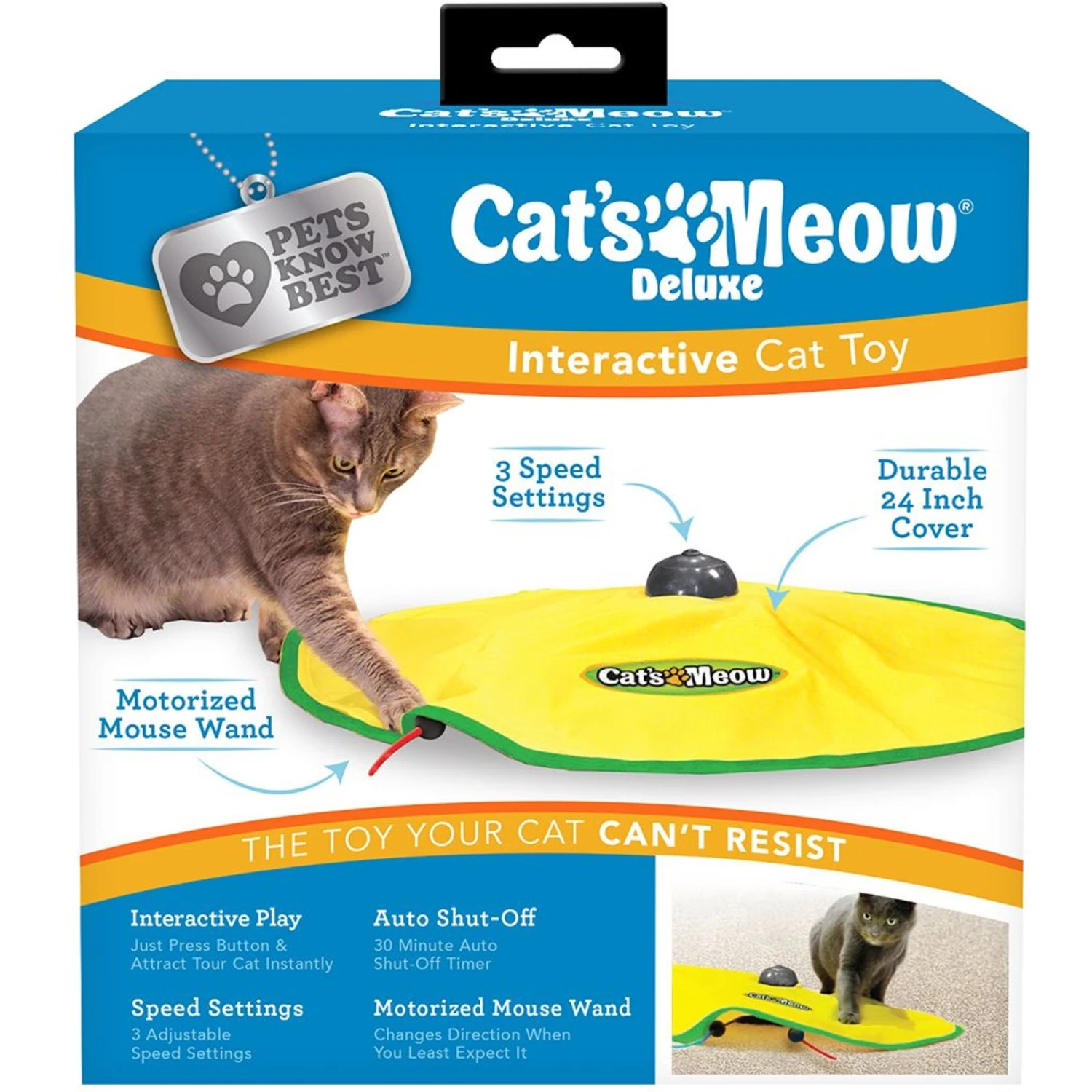 Cat's Meow Motorized Chaser Cat Toy 3 Cat's Meow Motorized Chaser Cat Toy