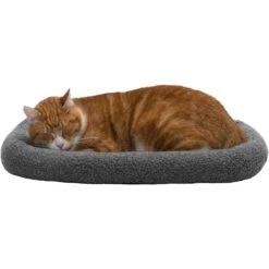 FurHaven Faux Wool Crate Bolster Cat & Dog Bed -Cat Pet Supplies 804574 PT2. AC SS1800 V1683049612