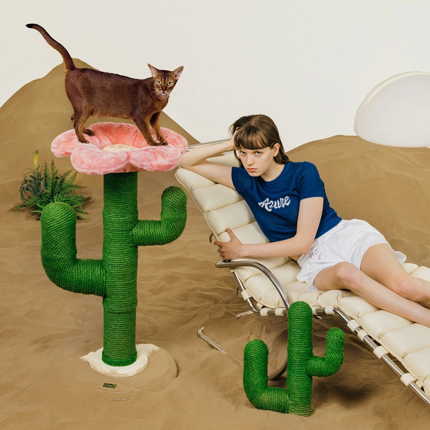 VETRESKA Blooming Cactus 41-in Cat Tree 8 VETRESKA Blooming Cactus 41-in Cat Tree - Image 6