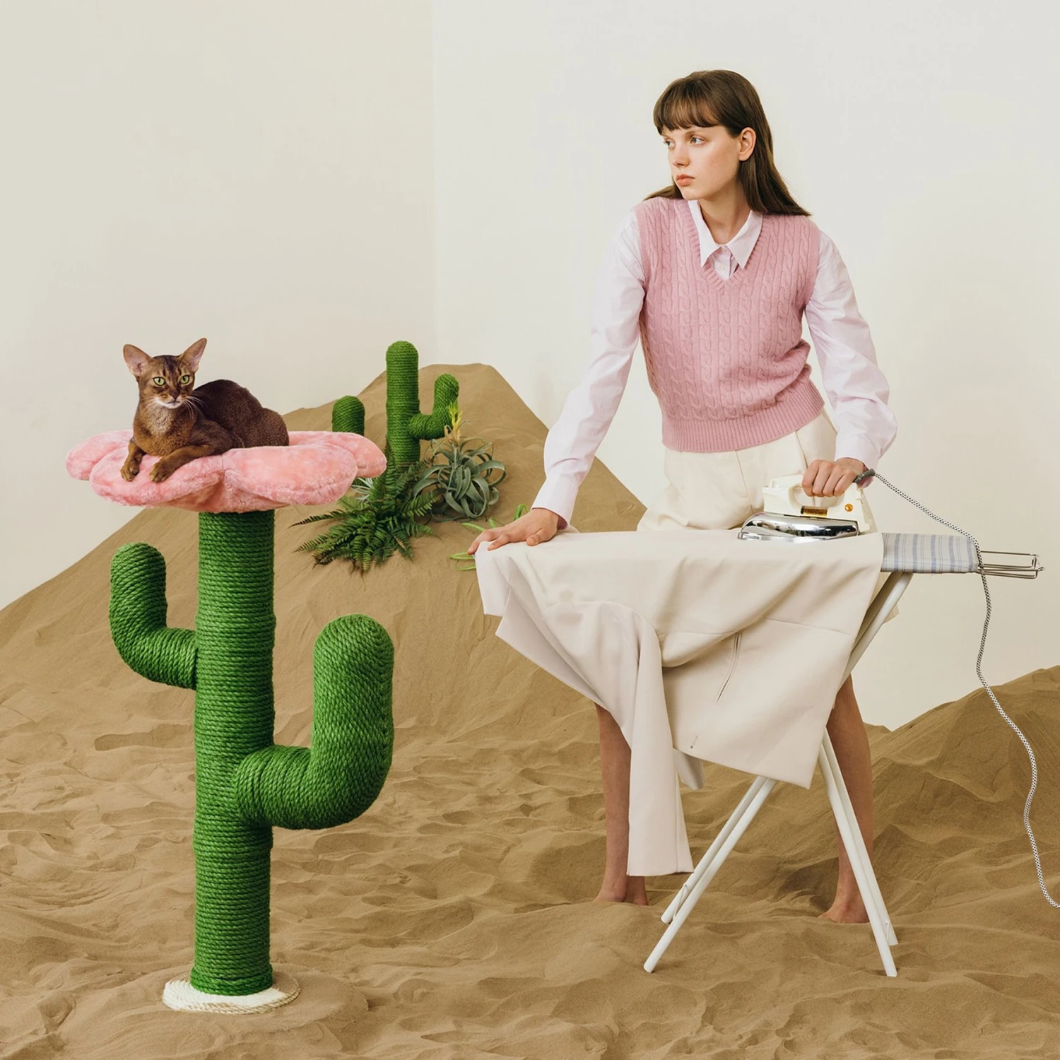 VETRESKA Blooming Cactus 41-in Cat Tree 10 VETRESKA Blooming Cactus 41-in Cat Tree - Image 8