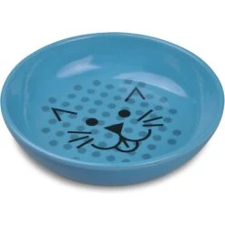 Van Ness Ecoware Non-Skid Cat Dish, Blue -Cat Pet Supplies 81501 PT5. AC SS1800 V1628569033