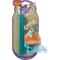 Hartz Just For Cats Gone Fishin' Cat Wand Toy With Catnip, Color Varies -Cat Pet Supplies 82858 PT4. AC SS1800 V1589229430