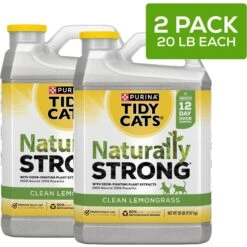 Tidy Cats Naturally Strong Clean Lemongrass Scented Clumping Clay Cat Litter -Cat Pet Supplies 838894 PT1. AC SS1800 V1700859129