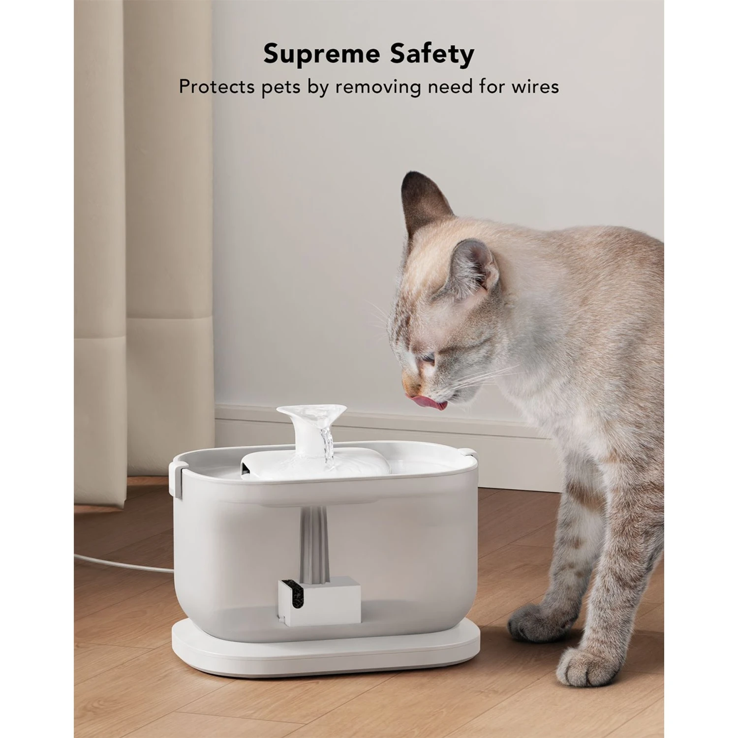 Petlibro Dockstream Wireless Pump Cat Water Fountain 5 Petlibro Dockstream Wireless Pump Cat Water Fountain - Image 3