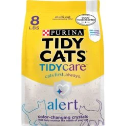 Tidy Cats Alert Health Monitoring Unscented Non-Clumping Cat Litter, 8-lb Bag