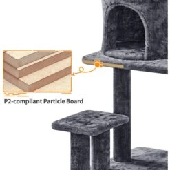 Yaheetech 57-in Cat Tree For Indoor Cats -Cat Pet Supplies 871742 PT7. AC SS1800 V1686244571