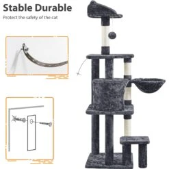 Yaheetech 57-in Cat Tree For Indoor Cats -Cat Pet Supplies 871742 PT8. AC SS1800 V1686247927