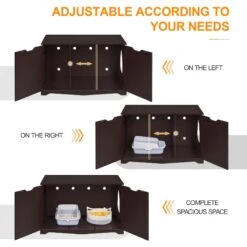 Yaheetech Cat Litter Box Enclosure -Cat Pet Supplies 871886 PT4. AC SS1800 V1686248900