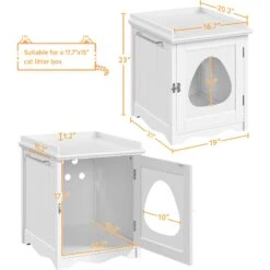 Yaheetech Indoor Cat Litter Box Enclosure 13 Yaheetech Indoor Cat Litter Box Enclosure -Cat Pet Supplies 871918 PT3. AC SS1800 V1686249442