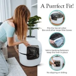 Bundle & Bliss Reusable Cat Litter Liners, 3 Count 14 Bundle & Bliss Reusable Cat Litter Liners, 3 Count -Cat Pet Supplies 897454 PT3. AC SS1800 V1687885907