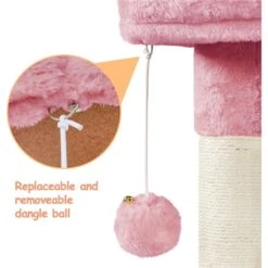 Yaheetech 34.5-in Plush Cover Cat Tree -Cat Pet Supplies 899542 PT6. AC SS1800 V1692300031