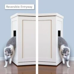 The Refined Feline Deluxe Cat Litter Box, X-Large, White 8 The Refined Feline Deluxe Cat Litter Box, X-Large, White -Cat Pet Supplies 908230 PT2. AC SS1800 V1689275972