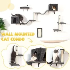 Coziwow Wall Mounted Cat Shelves 18 Coziwow Wall Mounted Cat Shelves -Cat Pet Supplies 918590 PT7. AC SS1800 V1689970345